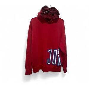 Nike Air Jordan Sport DNA Fleece Pullover Hoodie Men’s Red Blue Size Large